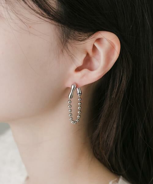 SMELLY / スメリー ピアス・イヤリング | ボールチェーンピアス | 詳細1
