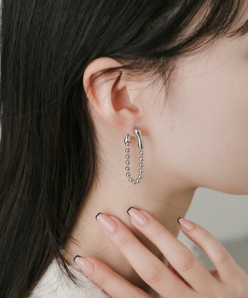 SMELLY / スメリー ピアス・イヤリング | ボールチェーンピアス | 詳細2