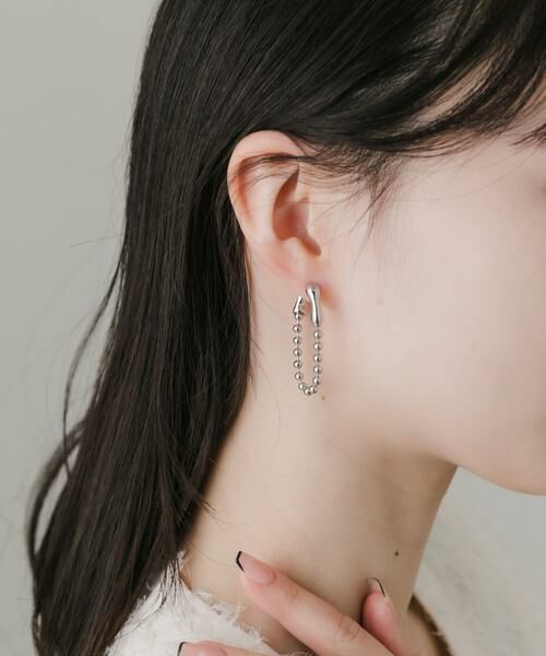 SMELLY / スメリー ピアス・イヤリング | ボールチェーンピアス | 詳細3