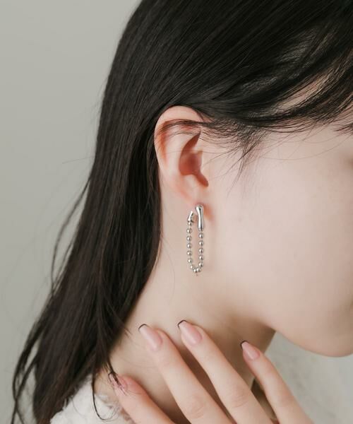 SMELLY / スメリー ピアス・イヤリング | ボールチェーンピアス | 詳細4