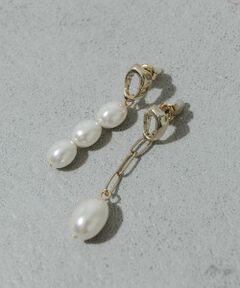 SMELLY / スメリー ピアス・イヤリング | アシメパールスウェイピアス