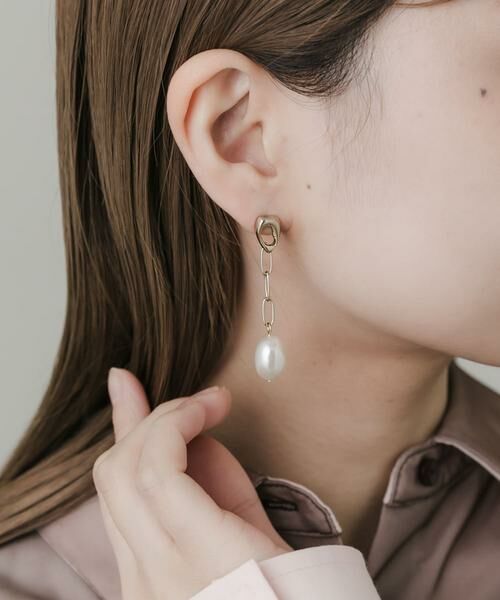 SMELLY / スメリー ピアス・イヤリング | アシメパールスウェイピアス | 詳細2