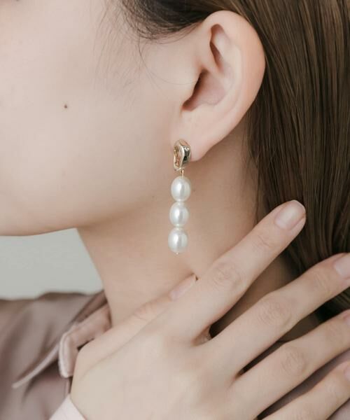 SMELLY / スメリー ピアス・イヤリング | アシメパールスウェイピアス | 詳細5