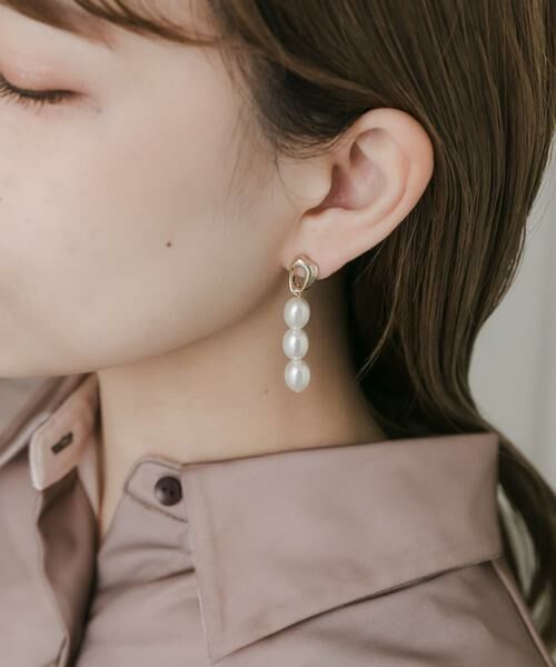 SMELLY / スメリー ピアス・イヤリング | アシメパールスウェイピアス | 詳細6