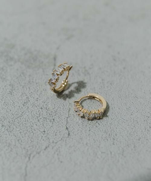 SMELLY / スメリー ピアス・イヤリング | ビジューフープワンタッチピアス | 詳細1