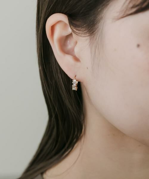 SMELLY / スメリー ピアス・イヤリング | ビジューフープワンタッチピアス | 詳細3