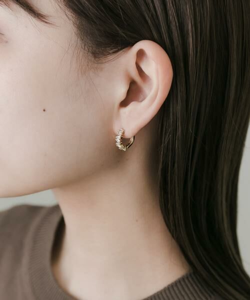 SMELLY / スメリー ピアス・イヤリング | ビジューフープワンタッチピアス | 詳細4