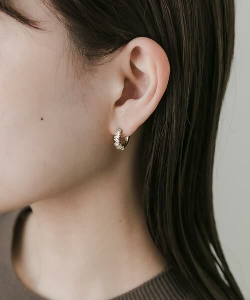 SMELLY / スメリー ピアス・イヤリング | ビジューフープワンタッチピアス | 詳細5