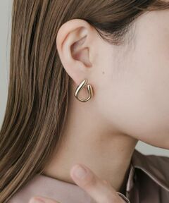 SMELLY / スメリー ピアス・イヤリング | メタルラインカーブピアス