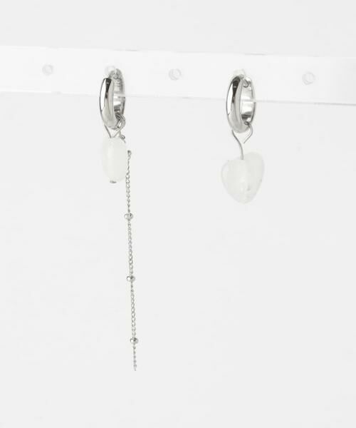 SMELLY / スメリー ピアス・イヤリング | ステンレスハートドロップ2WAYピアス | 詳細8