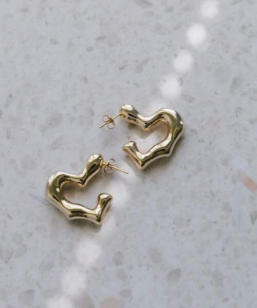 SMELLY / スメリー ピアス・イヤリング | ニュアンスハートピアス | 詳細1