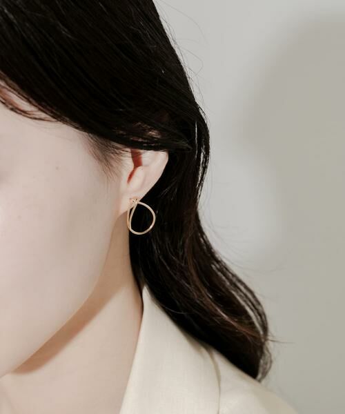 SMELLY / スメリー ピアス・イヤリング | メタルスィンドロップピアス | 詳細6