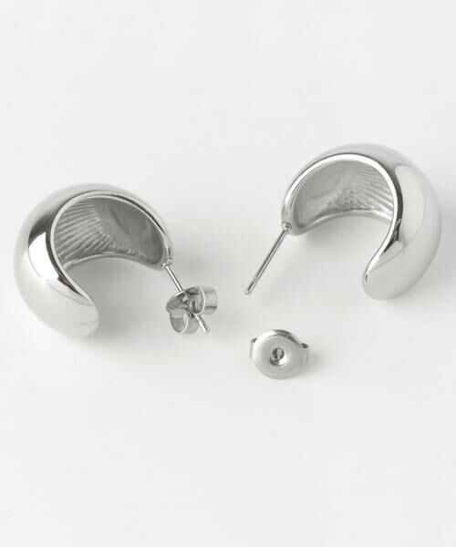 SMELLY / スメリー ピアス・イヤリング | ステンレスプックリワイドピアス | 詳細5