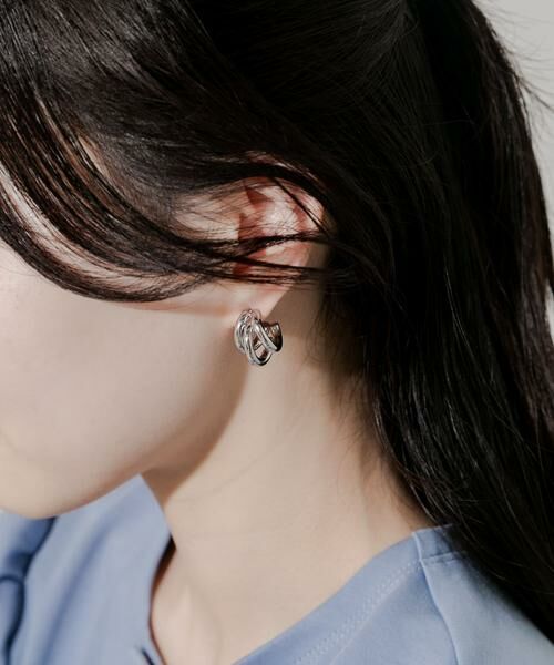 SMELLY / スメリー ピアス・イヤリング | ステンレススリーラインピアス | 詳細1