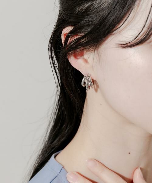 SMELLY / スメリー ピアス・イヤリング | ステンレススリーラインピアス | 詳細4