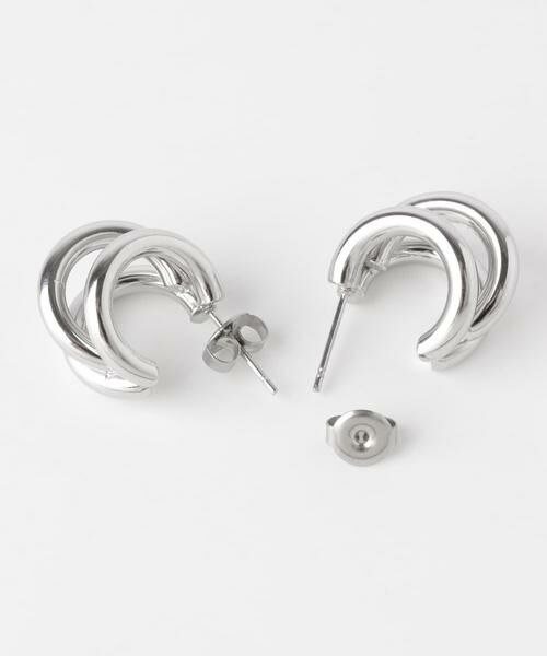 SMELLY / スメリー ピアス・イヤリング | ステンレススリーラインピアス | 詳細5