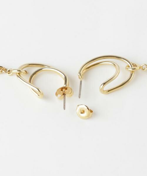 SMELLY / スメリー ピアス・イヤリング | 2WAYチェーンオーバルピアス | 詳細6