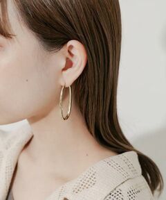 SMELLY / スメリー ピアス・イヤリング | オーバルフープピアス