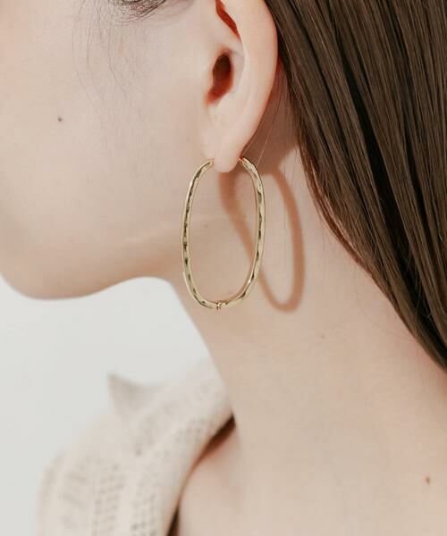 SMELLY / スメリー ピアス・イヤリング | オーバルフープピアス | 詳細2
