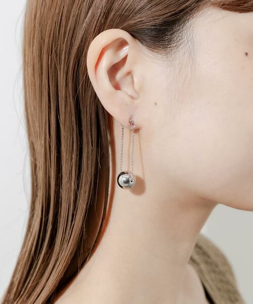 SMELLY / スメリー ピアス・イヤリング | メタルボールチェーンピアス | 詳細1