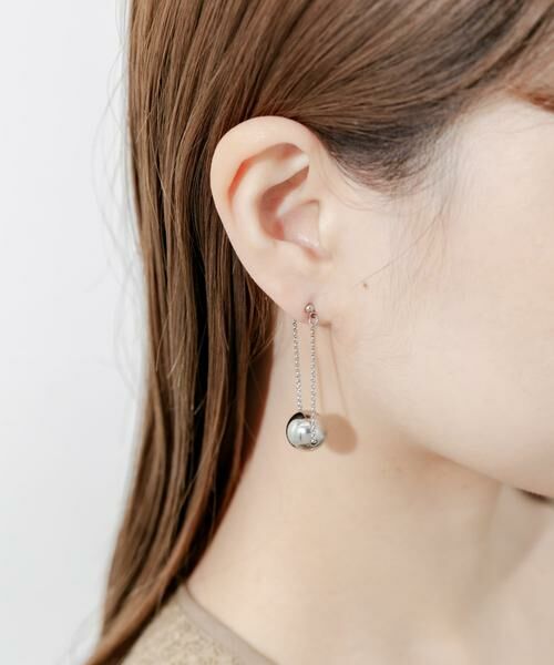 SMELLY / スメリー ピアス・イヤリング | メタルボールチェーンピアス | 詳細2