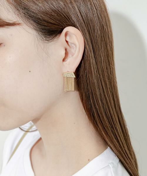 SMELLY / スメリー ピアス・イヤリング | タッセルチェーンピアス | 詳細1