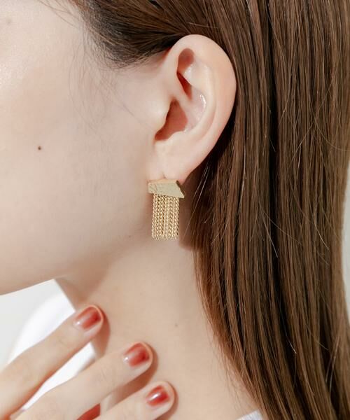 SMELLY / スメリー ピアス・イヤリング | タッセルチェーンピアス | 詳細2