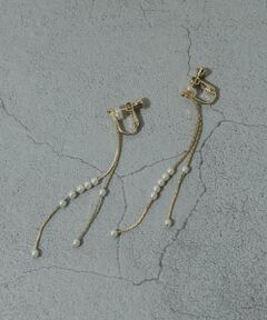 SMELLY / スメリー ピアス・イヤリング | パールチェーンイヤリング