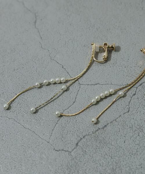 SMELLY / スメリー ピアス・イヤリング | パールチェーンイヤリング | 詳細1