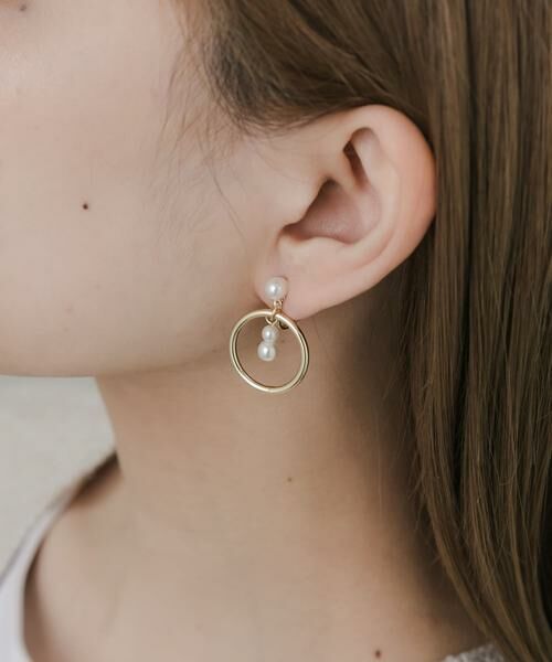 SMELLY / スメリー ピアス・イヤリング | パールサークルイヤリング | 詳細3