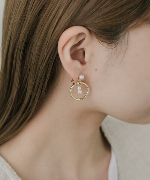 SMELLY / スメリー ピアス・イヤリング | パールサークルイヤリング | 詳細4