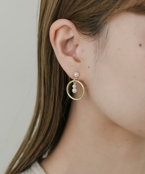 SMELLY / スメリー ピアス・イヤリング | パールサークルイヤリング | 詳細5