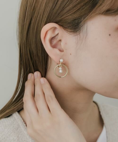 SMELLY / スメリー ピアス・イヤリング | パールサークルイヤリング | 詳細6