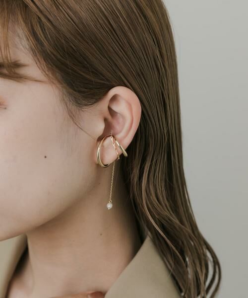 SMELLY / スメリー ピアス・イヤリング | 『WEB/一部店舗限定』ドロップパールイヤカフ | 詳細2