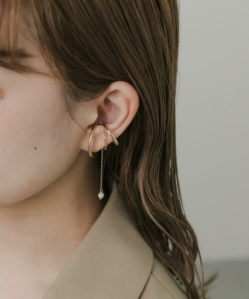 SMELLY / スメリー ピアス・イヤリング | 『WEB/一部店舗限定』ドロップパールイヤカフ | 詳細3