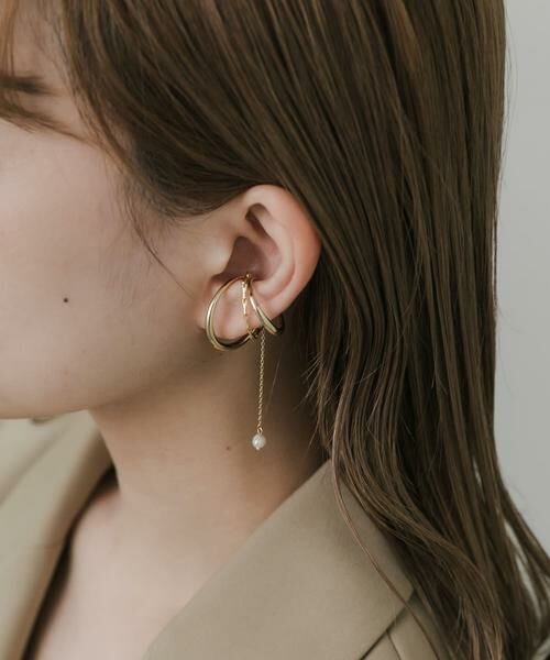 SMELLY / スメリー ピアス・イヤリング | 『WEB/一部店舗限定』ドロップパールイヤカフ | 詳細4