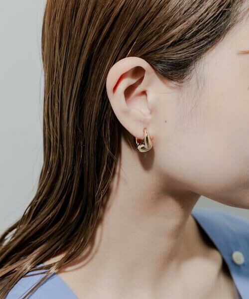 SMELLY / スメリー ピアス・イヤリング | ウェーブプックリイヤリング | 詳細3