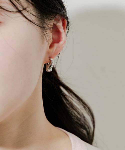 SMELLY / スメリー ピアス・イヤリング | ウェーブプックリイヤリング | 詳細5