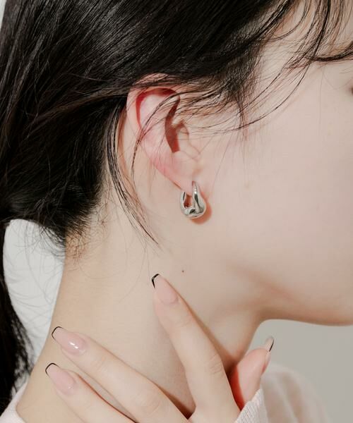 SMELLY / スメリー ピアス・イヤリング | ウェーブプックリイヤリング | 詳細7