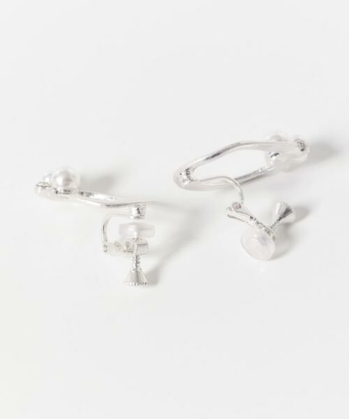 SMELLY / スメリー ピアス・イヤリング | メタルサークルパールイヤリング | 詳細3