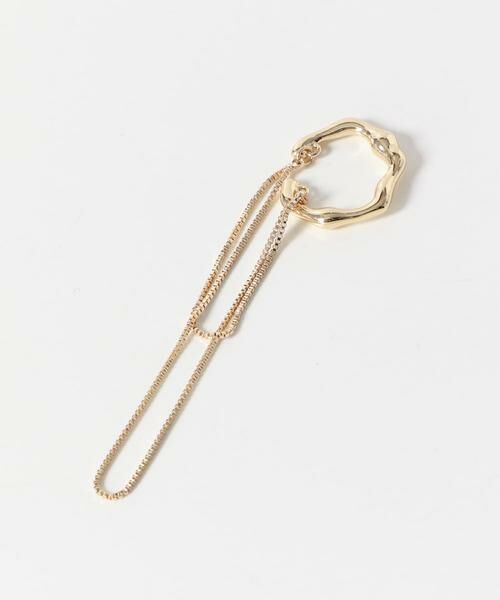 SMELLY / スメリー ピアス・イヤリング | ニュアンスカーブチェーンイヤカフ | 詳細4