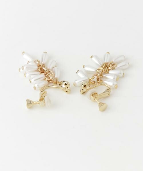 SMELLY / スメリー ピアス・イヤリング | メタルハートパールシャワーイヤリング | 詳細4