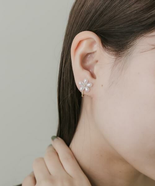 SMELLY / スメリー ピアス・イヤリング | フラワーパールシンプルイヤリング | 詳細4
