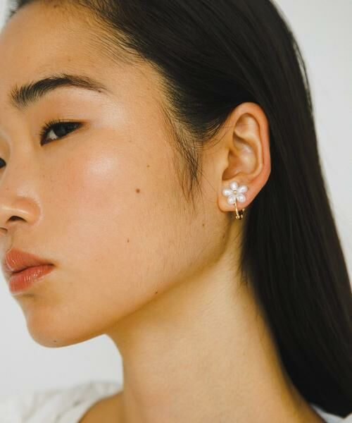 SMELLY / スメリー ピアス・イヤリング | フラワーパールシンプルイヤリング | 詳細5