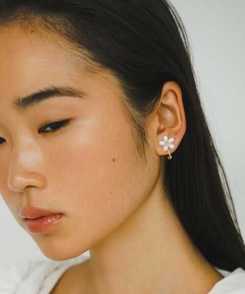 SMELLY / スメリー ピアス・イヤリング | フラワーパールシンプルイヤリング | 詳細7