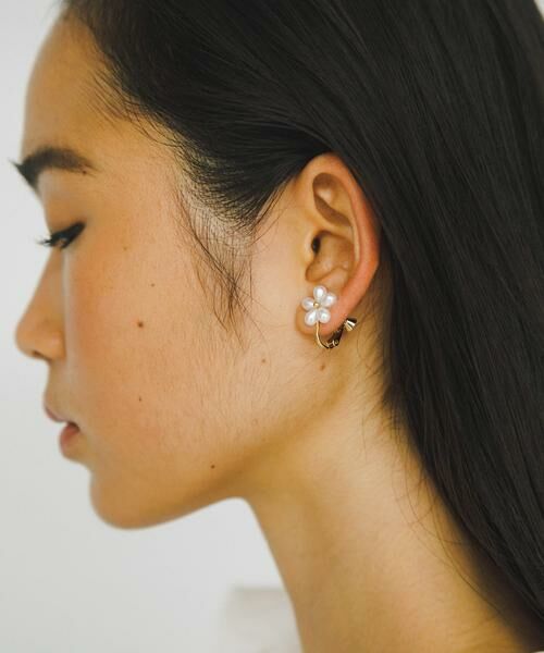 SMELLY / スメリー ピアス・イヤリング | フラワーパールシンプルイヤリング | 詳細8