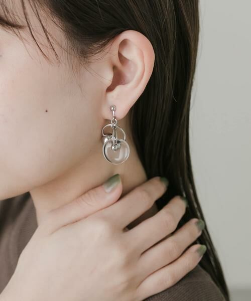 SMELLY / スメリー ピアス・イヤリング | クリアランダムボールイヤリング | 詳細1