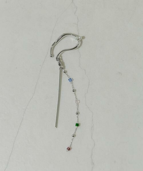 SMELLY / スメリー ピアス・イヤリング | カラービジューチェーンイヤカフ | 詳細3