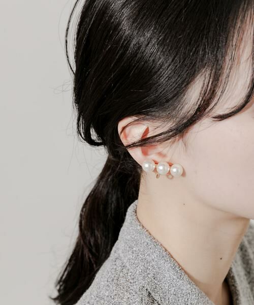 SMELLY / スメリー ピアス・イヤリング | パールラインイヤリング | 詳細2