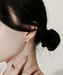 SMELLY / スメリー ピアス・イヤリング | メタルハートクリップイヤリング